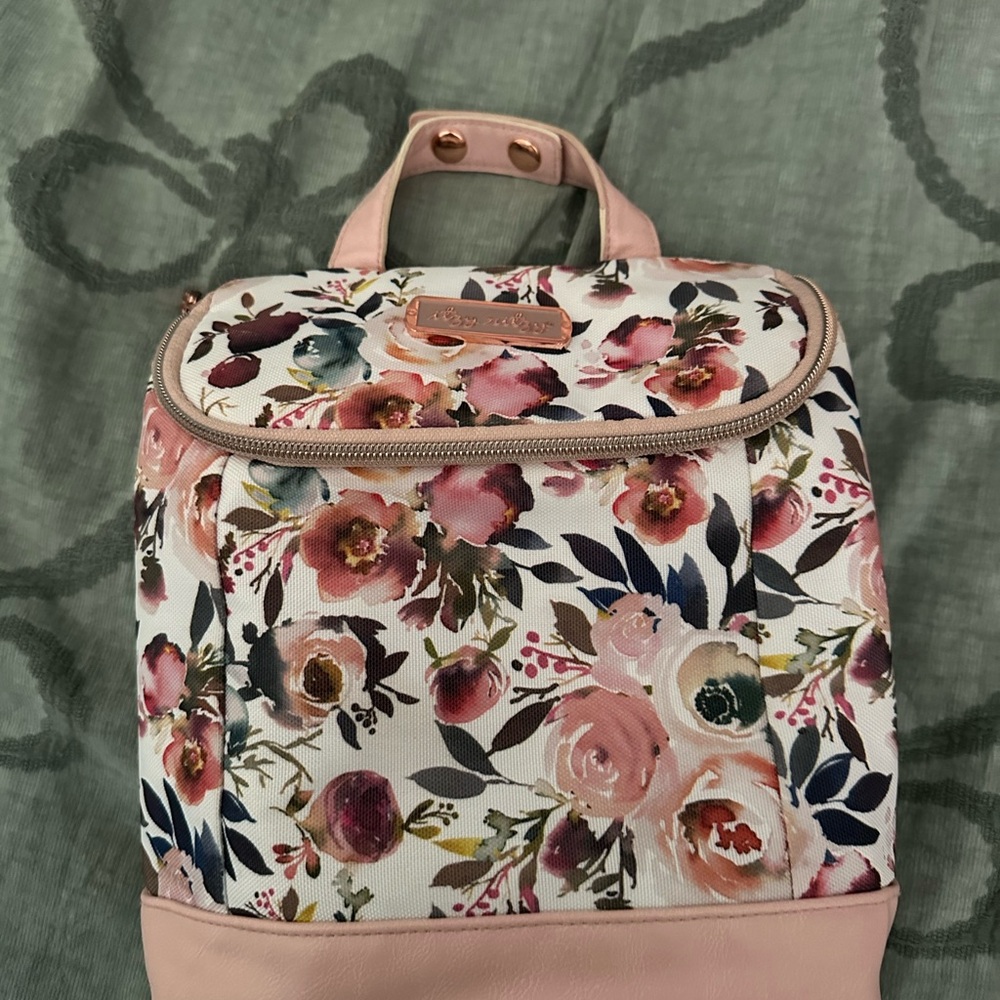 Itzy Ritzy Floral bottle holder with Pink Accents